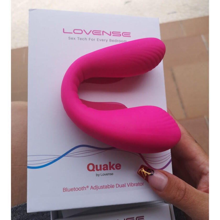 Vibrador Lovense Quake Controla Desde Aplicación Cualquier Distancia