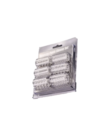 Set de fundas elásticas para pene (6 piezas)