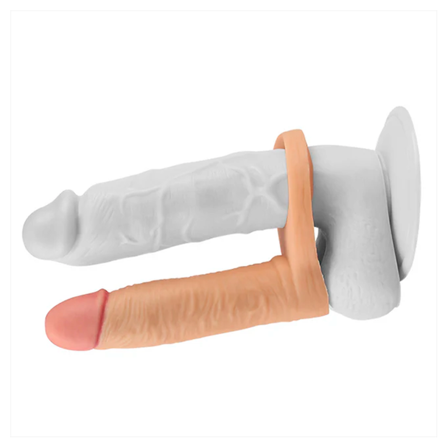 Anillo Con Dildo para doble estimulación anal y vaginal LOVETOY