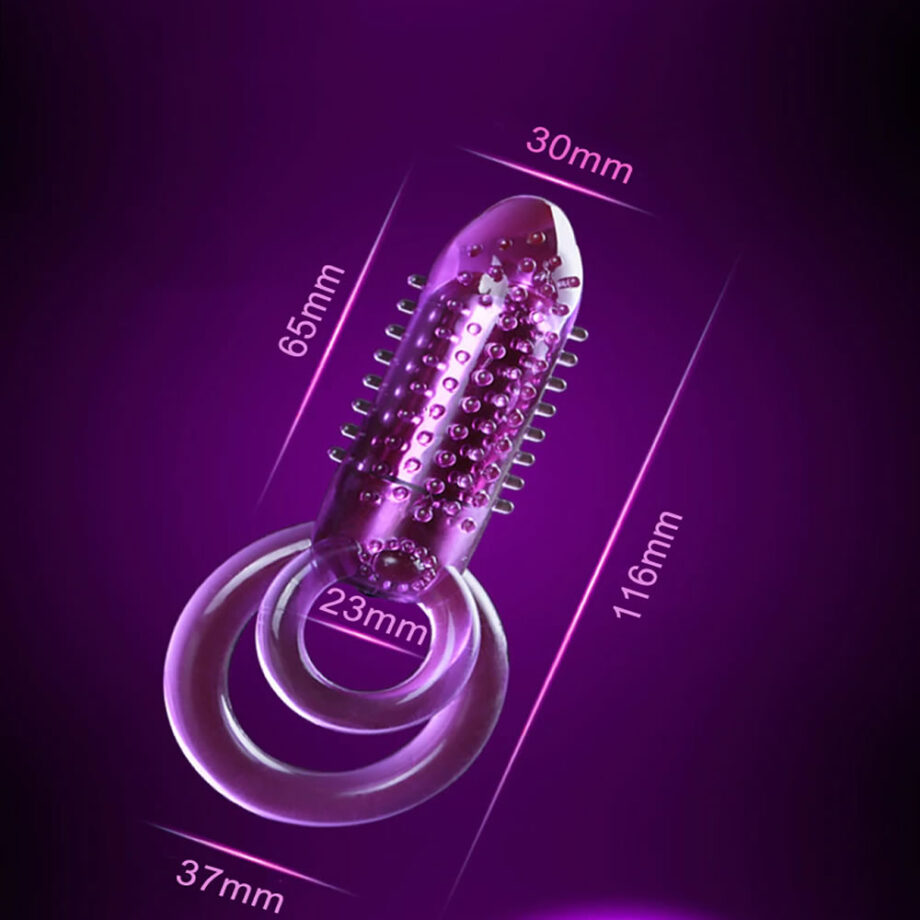 Anillo Vibrador Para Pene con estimulación vagina