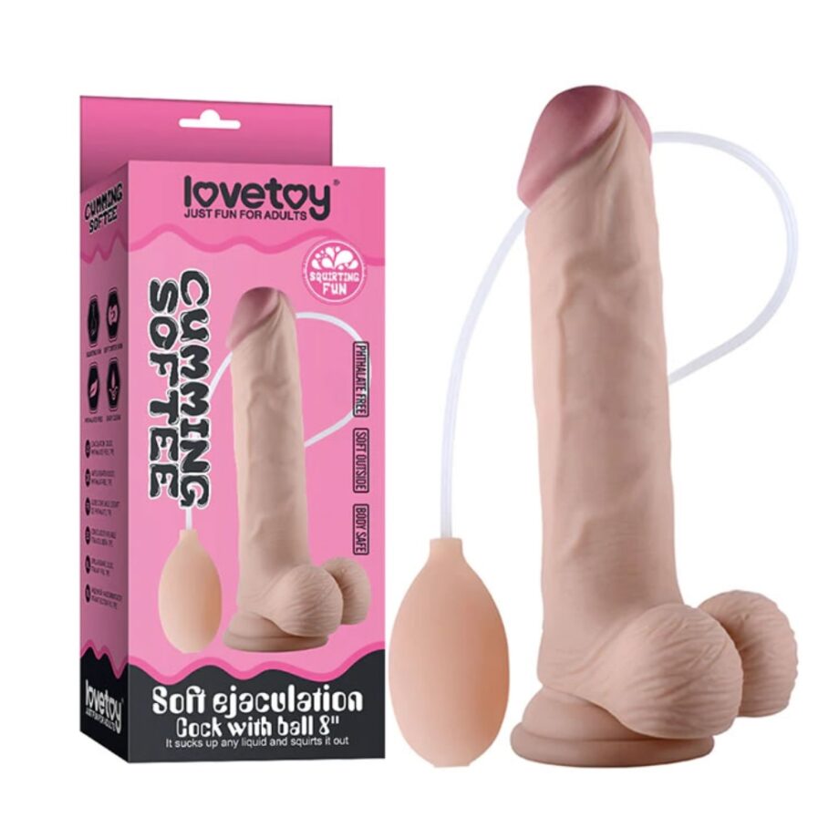 Dildo Eyaculador Cock Ball LoveToy 9”