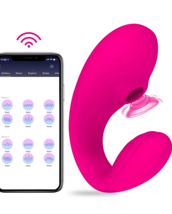 Vibrador Levett Doble Función Succionador App