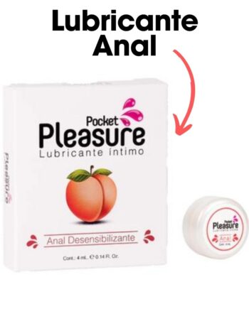 Lubricante Anal X 4 ML Base Pocket Pleasure