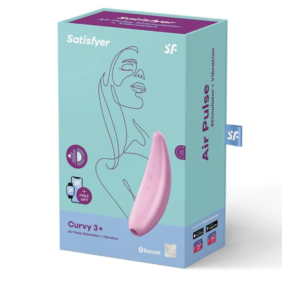 Estimulador Clitorial Satisfyer Curvy 3+ Rosa