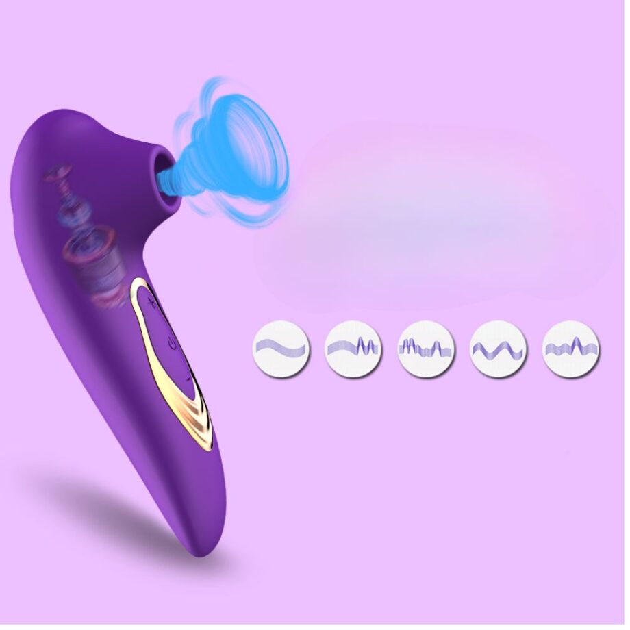 Vibrador Succionador Recargable