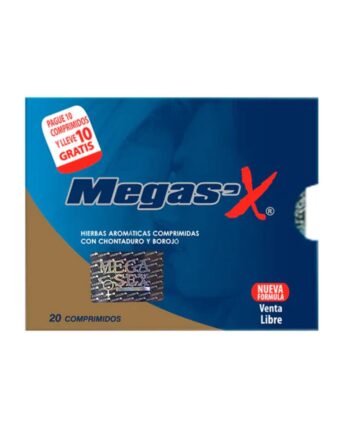 Potenciador Pastillas Megasex Blister x 20 Tabletas