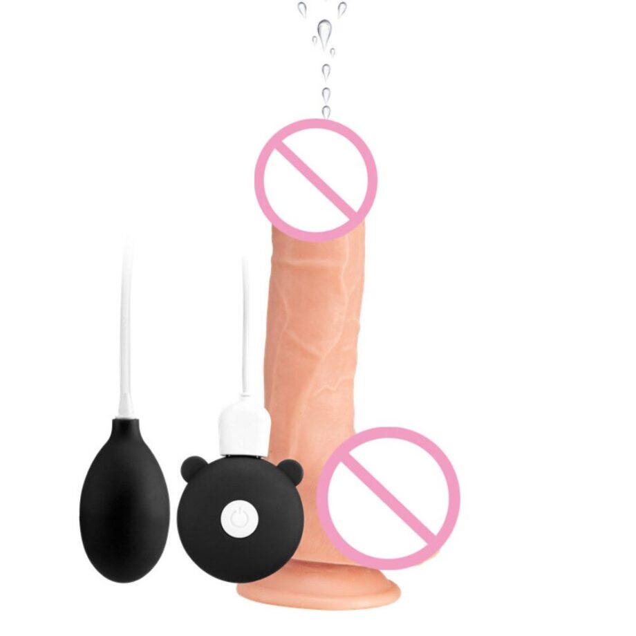 Dildo Vibrador Eyaculador Recargable