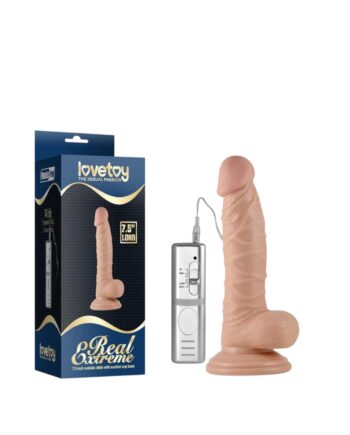 Vibrador Dildo Black Real Extreme Lovetoy