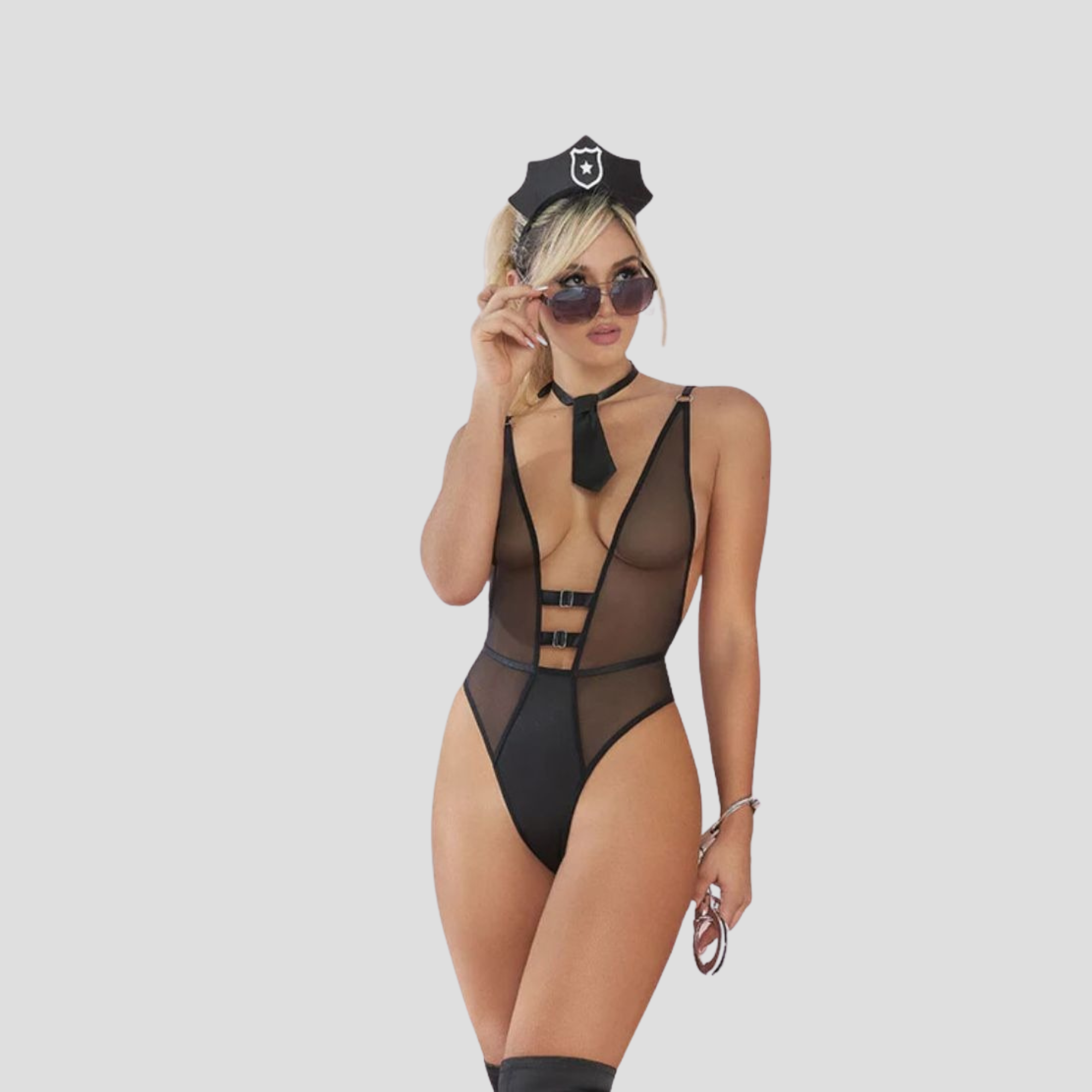 Disfraz Policia Rebeca Negro Jht 1 Disfraz Policia Rebeca Negro Jht