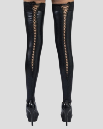 Medias en vinilo lamé Pia