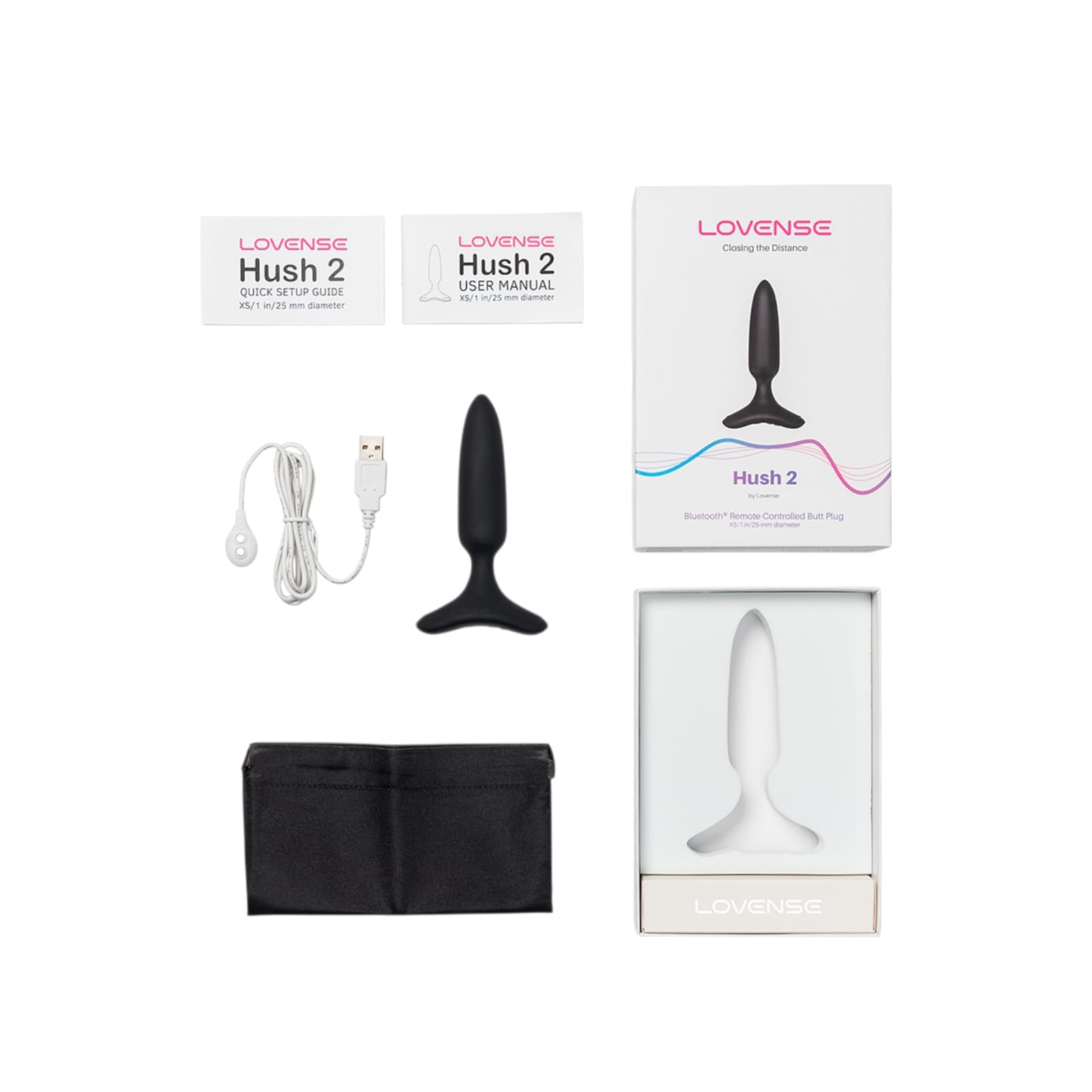 Vibrador Anal con APP Hush 2 (1.0 pulgada) By Lovense 3 Vibrador Anal con APP Hush 2 (1.0 pulgada) By Lovense