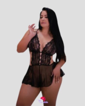 Conjunto de Lencería BabyDoll Sexy Eva RopaSexy