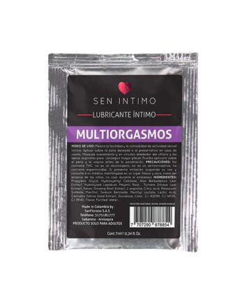 Multiorgasmos Sachet X 7 Ml Sen Intimo