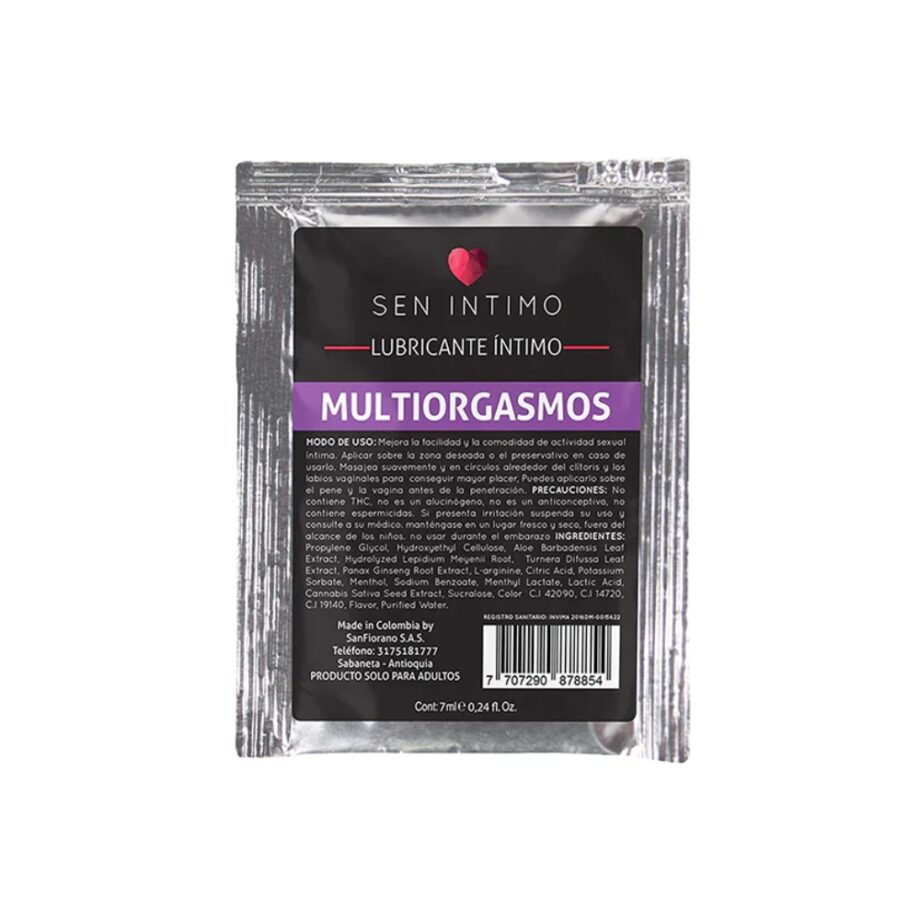 Multiorgasmos Sachet X 7 Ml Sen Intimo