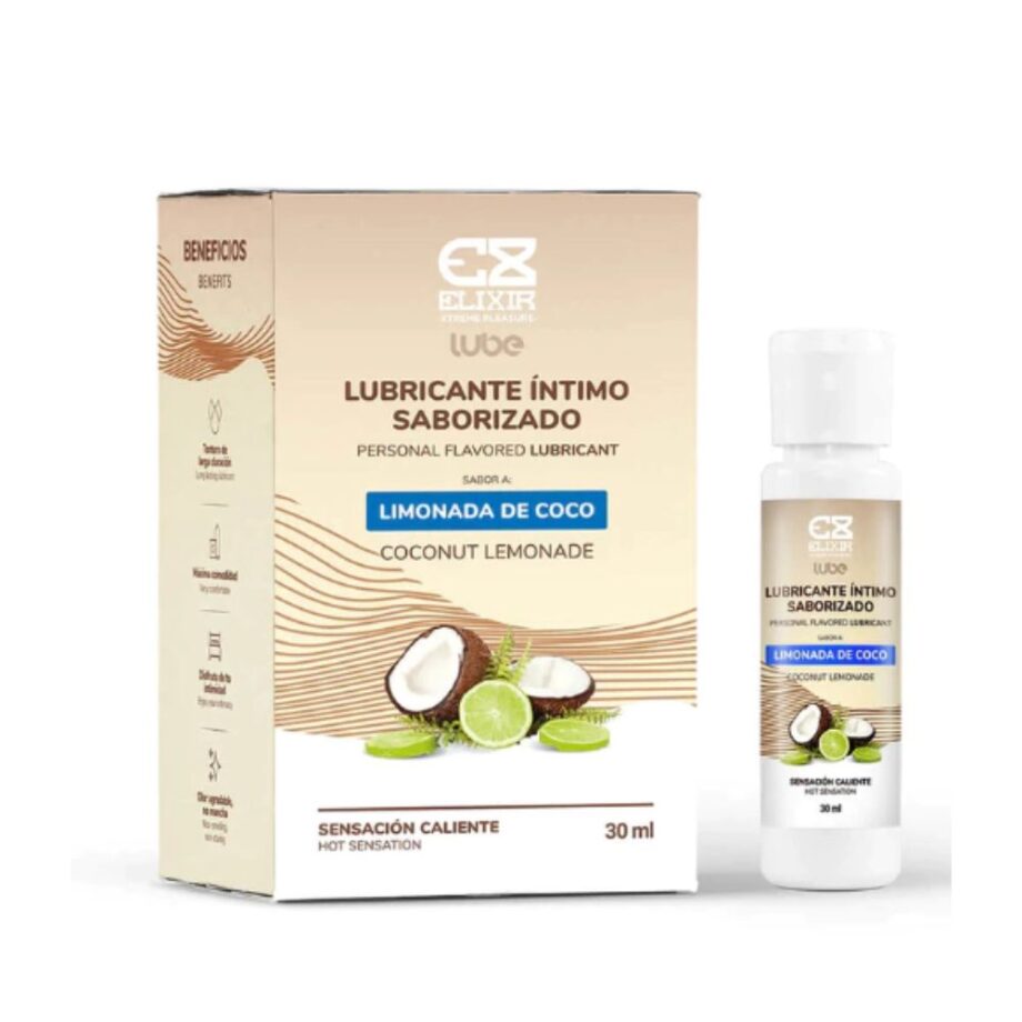 Lubricante Caliente Limonada de Coco Elixir 30ml