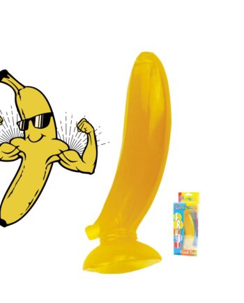 Dildo Banana Base Ventosa