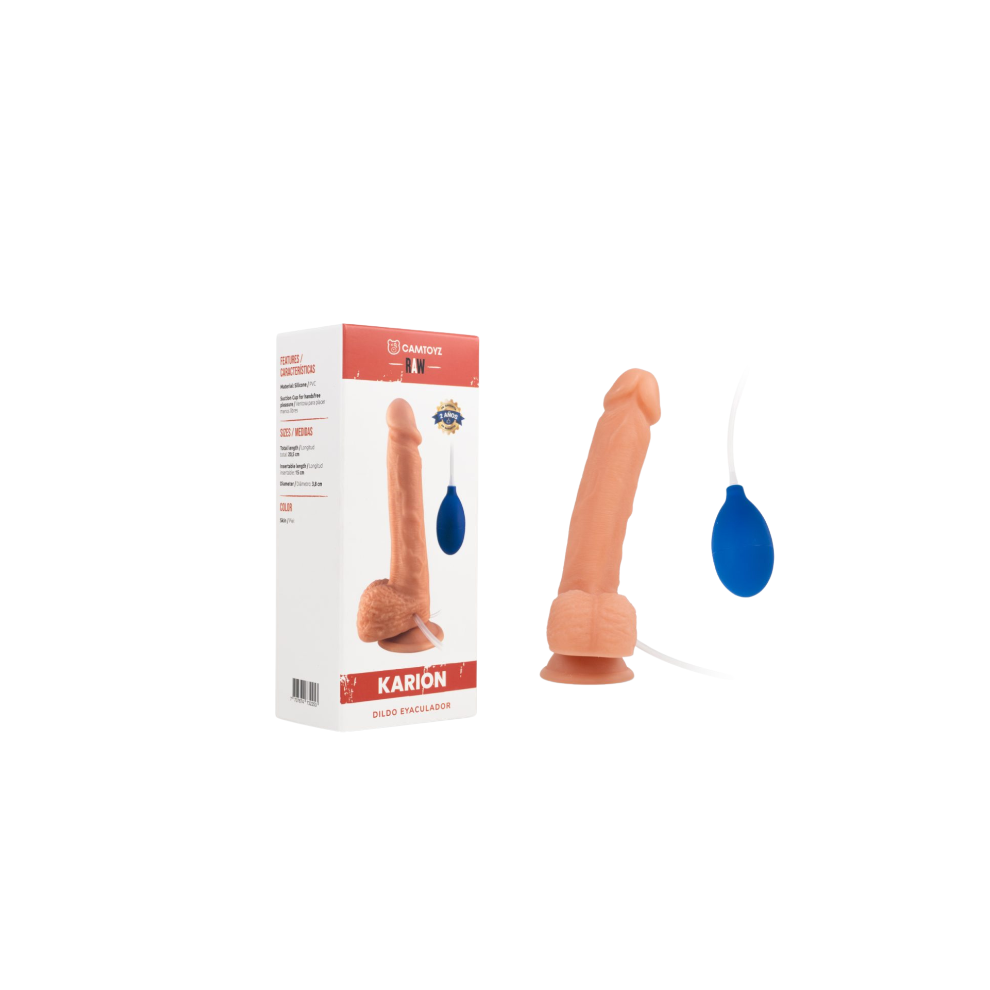 Raw Dildo Realista Eyaculador Karion 1 Raw Dildo Realista Eyaculador Karion
