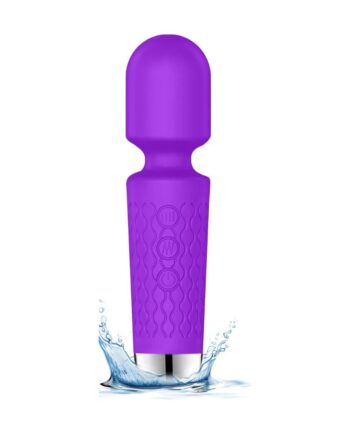 Hitachi Vibrador Silicona Medica Morado