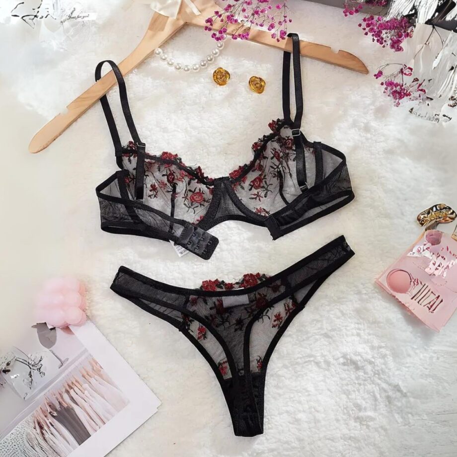 Conjunto Set Florencia Negro