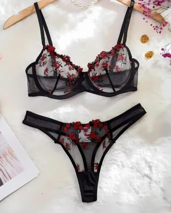 Conjunto Set Florencia Negro