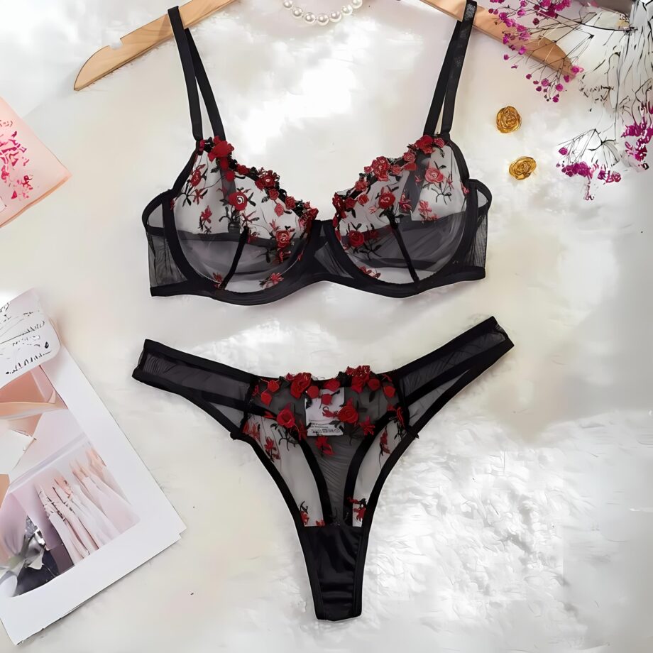 Conjunto Set Florencia Negro