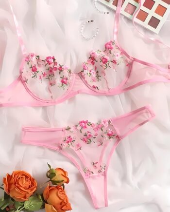 Conjunto Set Florencia Rosa