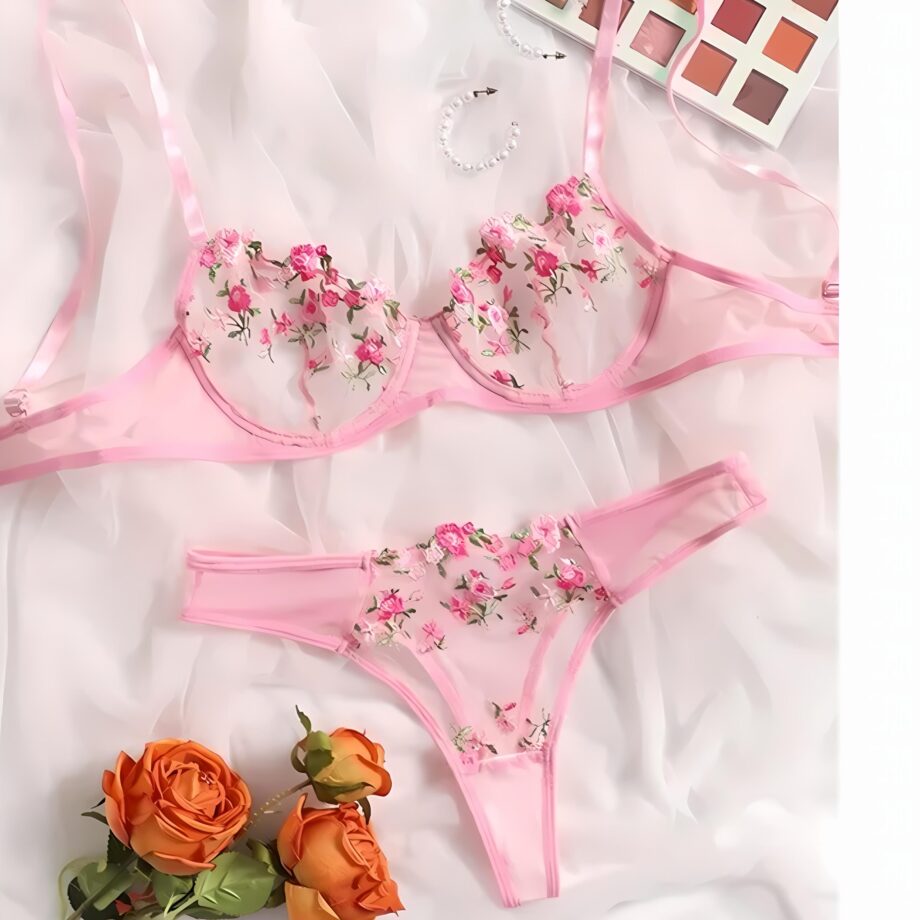 Conjunto Set Florencia Rosa