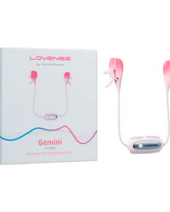 Pinzas para Pezones Vibradoras Gemini Controladas por APP Global By Lovense