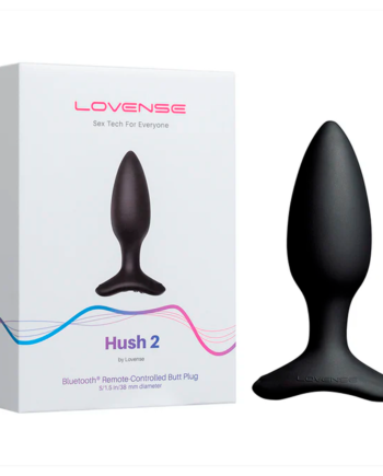 Plug Anal Vibrador Hush 2 (1.5 pulgadas) Lovense