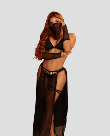 Disfras de Diosa en negro