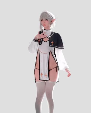 Disfraz de monja Unisex