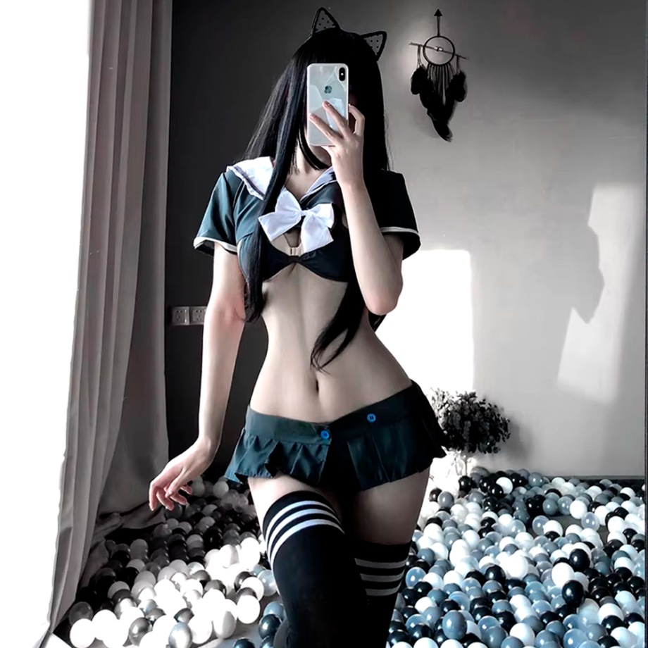 Bikini Cosplay Colegiala  Ropa Sexy