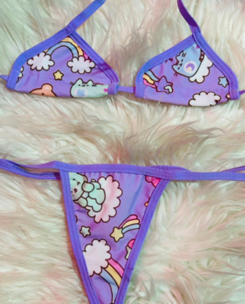 Set Lenceria Sexy Morado