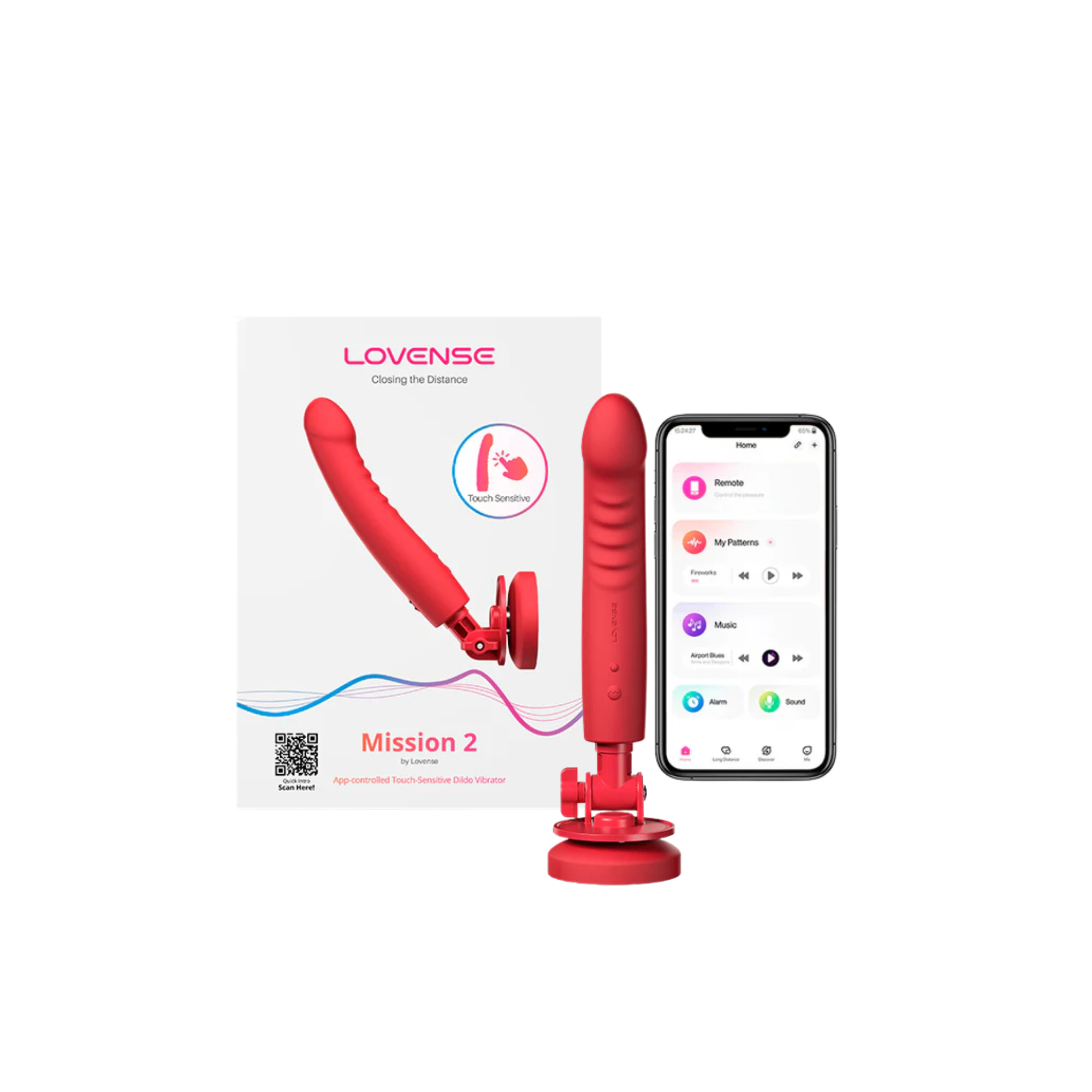 Mission 2 Vibrating Suction Cup Dildo – Lovense