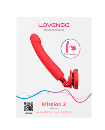 Mission 2 Vibrating suction cup dildo De Lovense