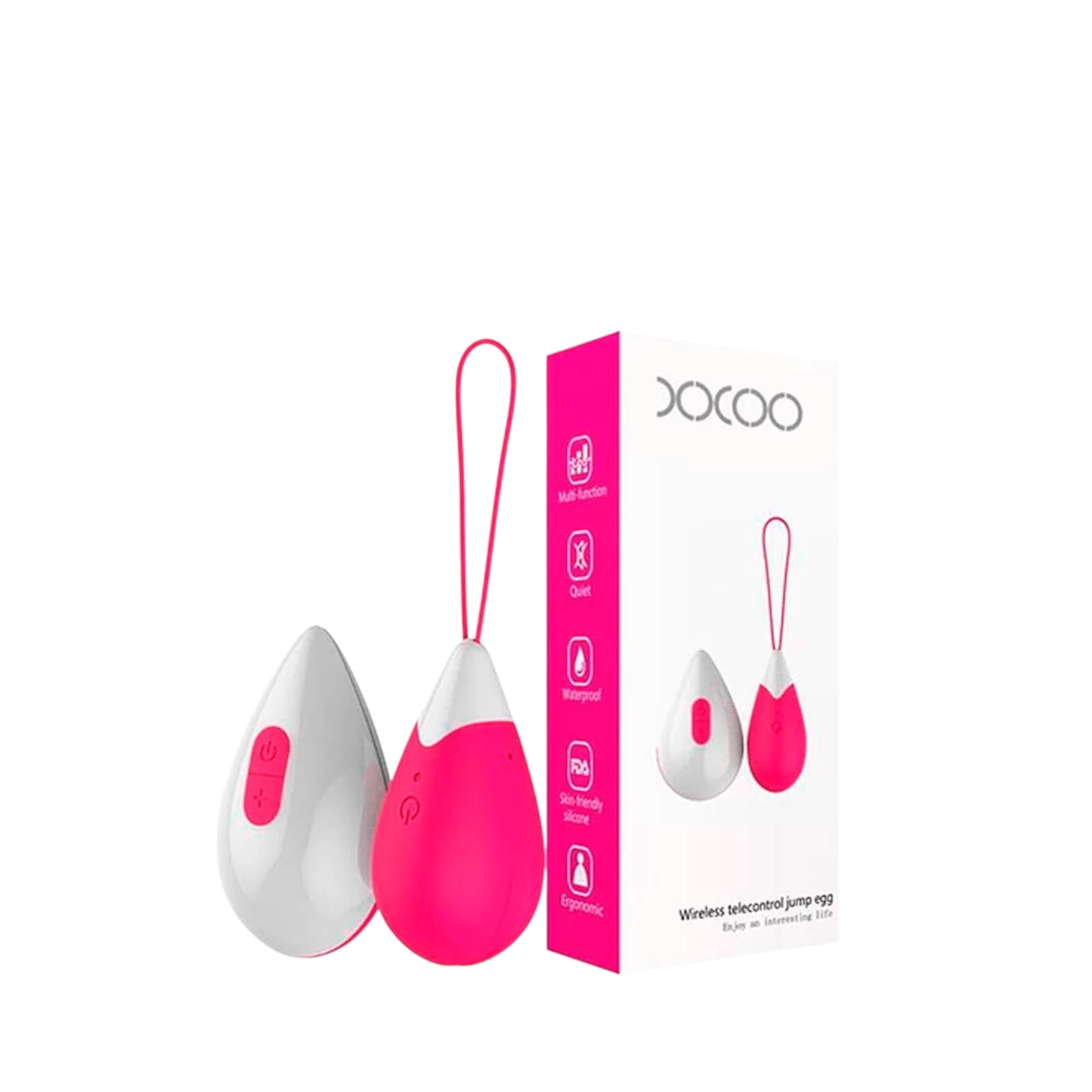 Huevo Vibrador XOCOO con Control Remoto 1 Huevo Vibrador XOCOO con Control Remoto
