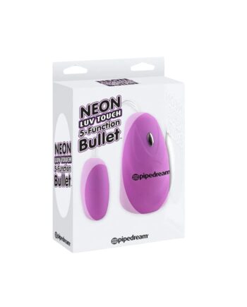 Vibrador Bullet Neon Luv Touch 5 Funciones