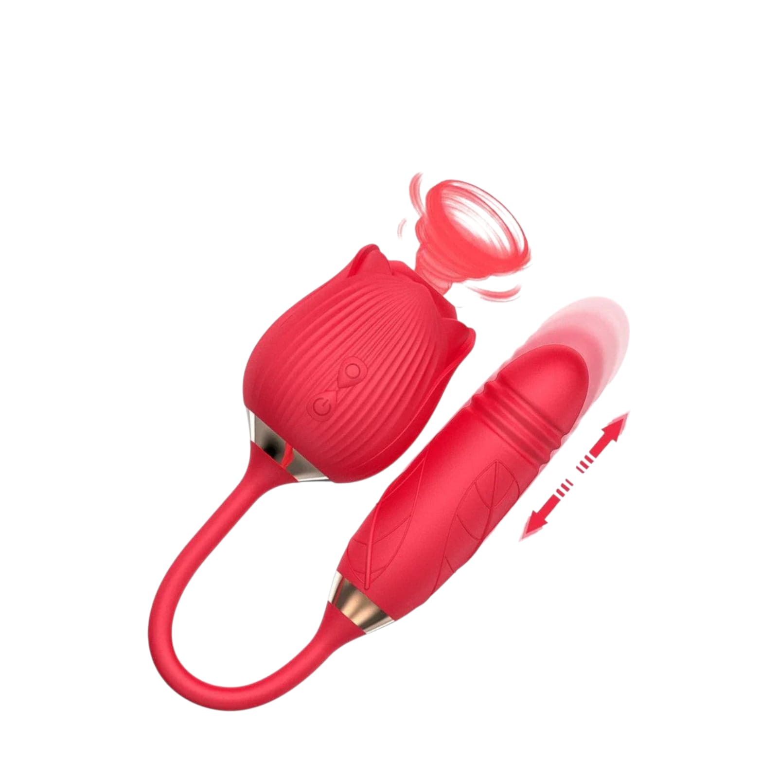 Rosa Vibradora Con Succión 1 Rosa Vibradora Con Succión