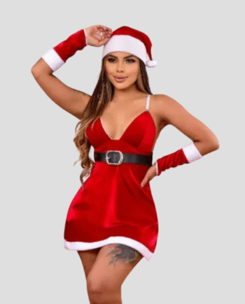 Babydoll Sra. Claus Sexy