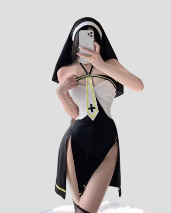 Disfraz de monja sexy