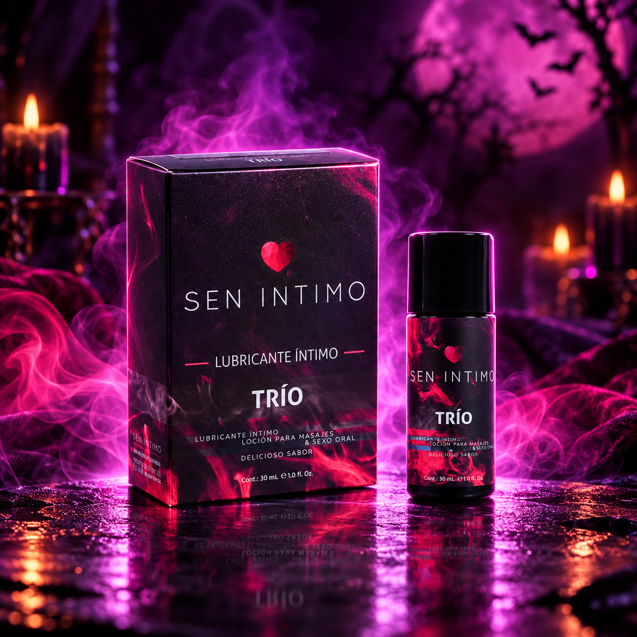 Anuncio Nocturno de Lubricante Intimo